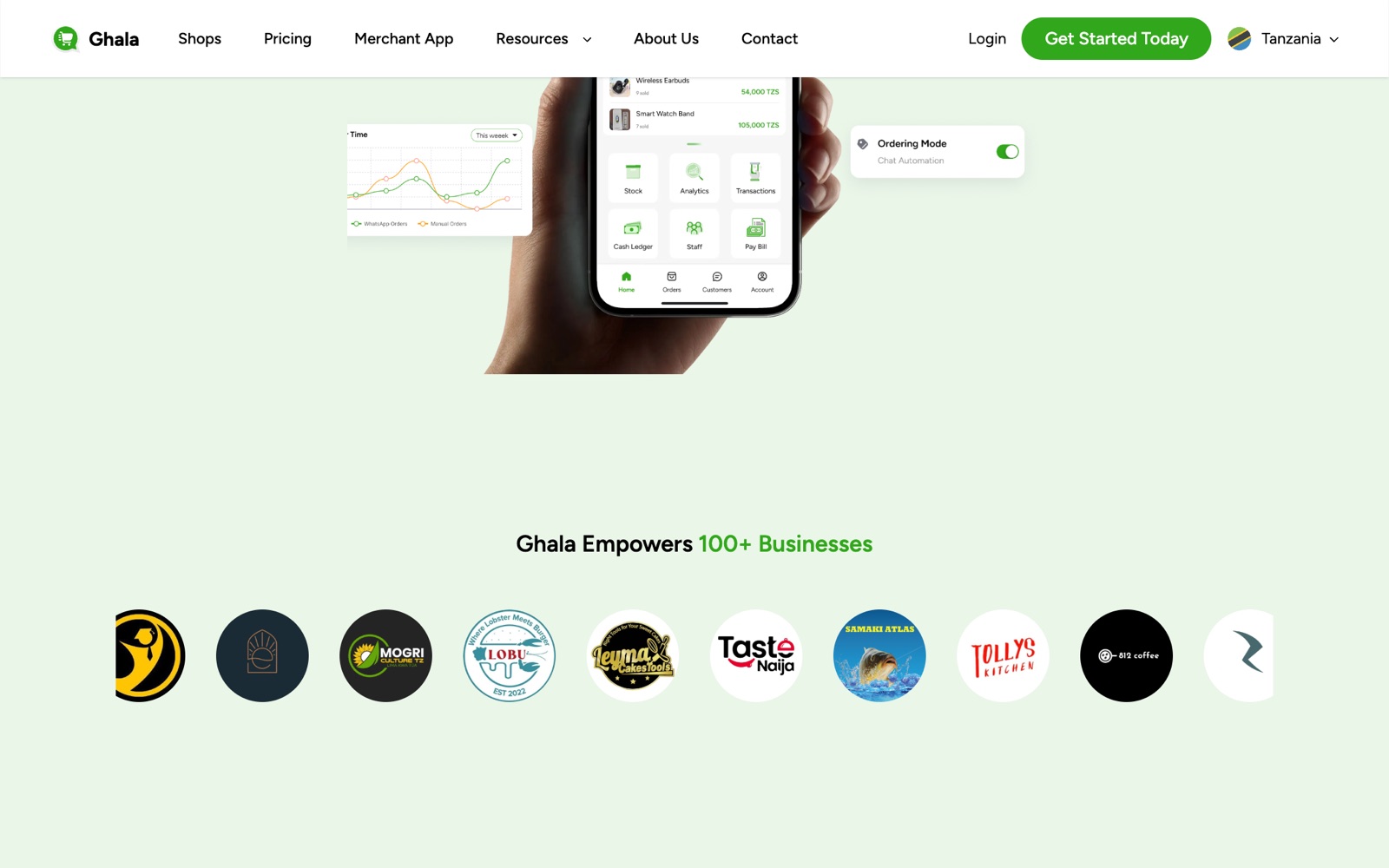 Stock, analytics, orders, cash ledger, empowering 100+ businesses.